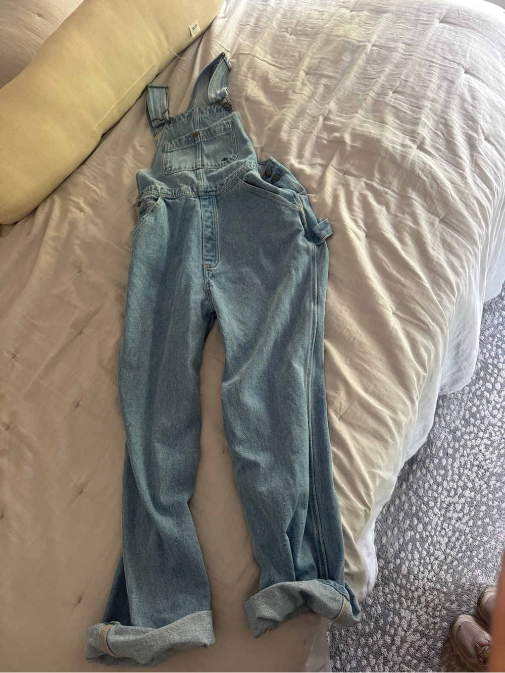 Marea Light Blue Denim Overalls for Women